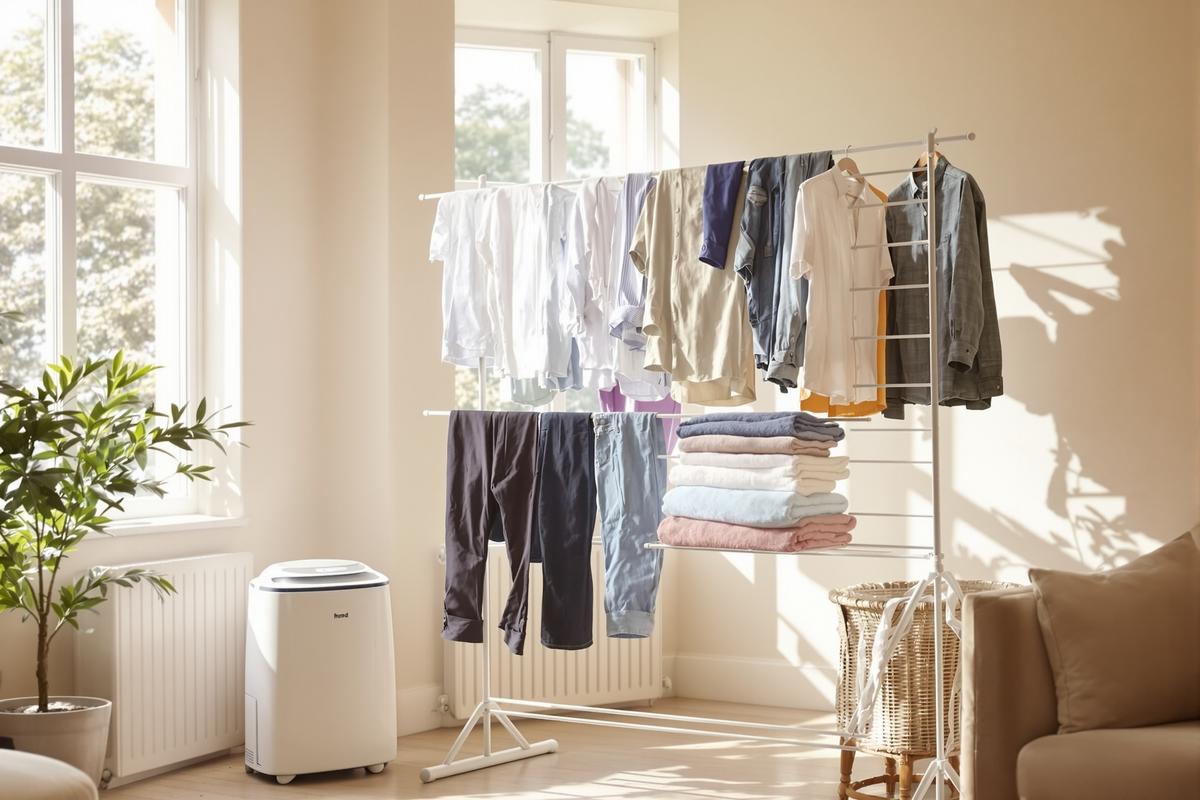 How to dry clothes indoors fast without causing damp