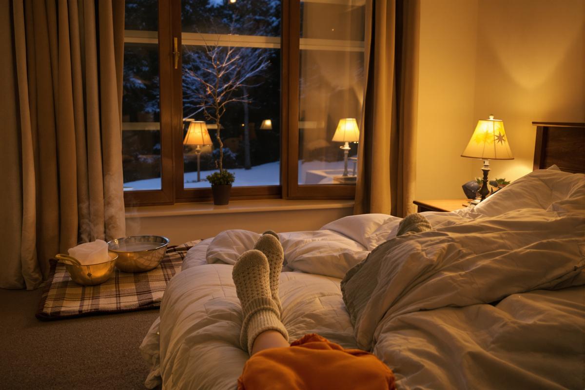 This simple bedtime routine tip helps you sleep better on cold nights