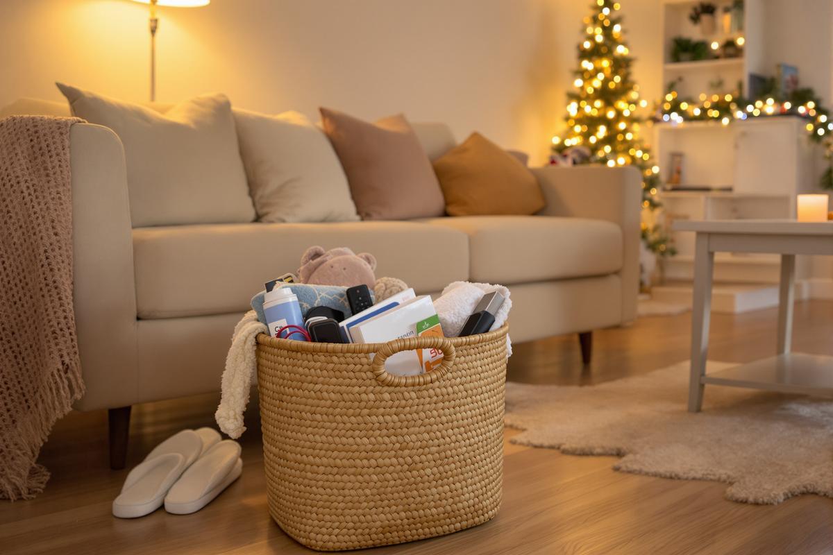 The easiest home organisation hack to declutter your living room before the holidays