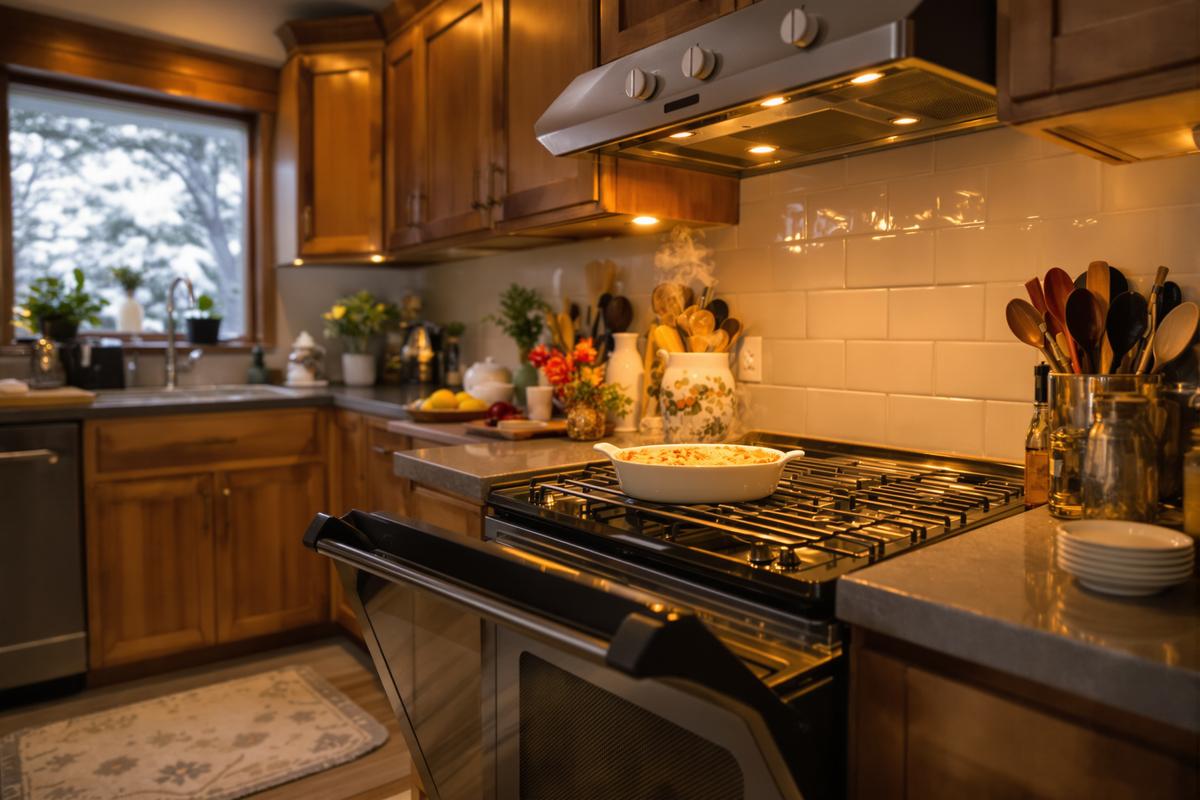 The genius oven trick that keeps your whole kitchen warm